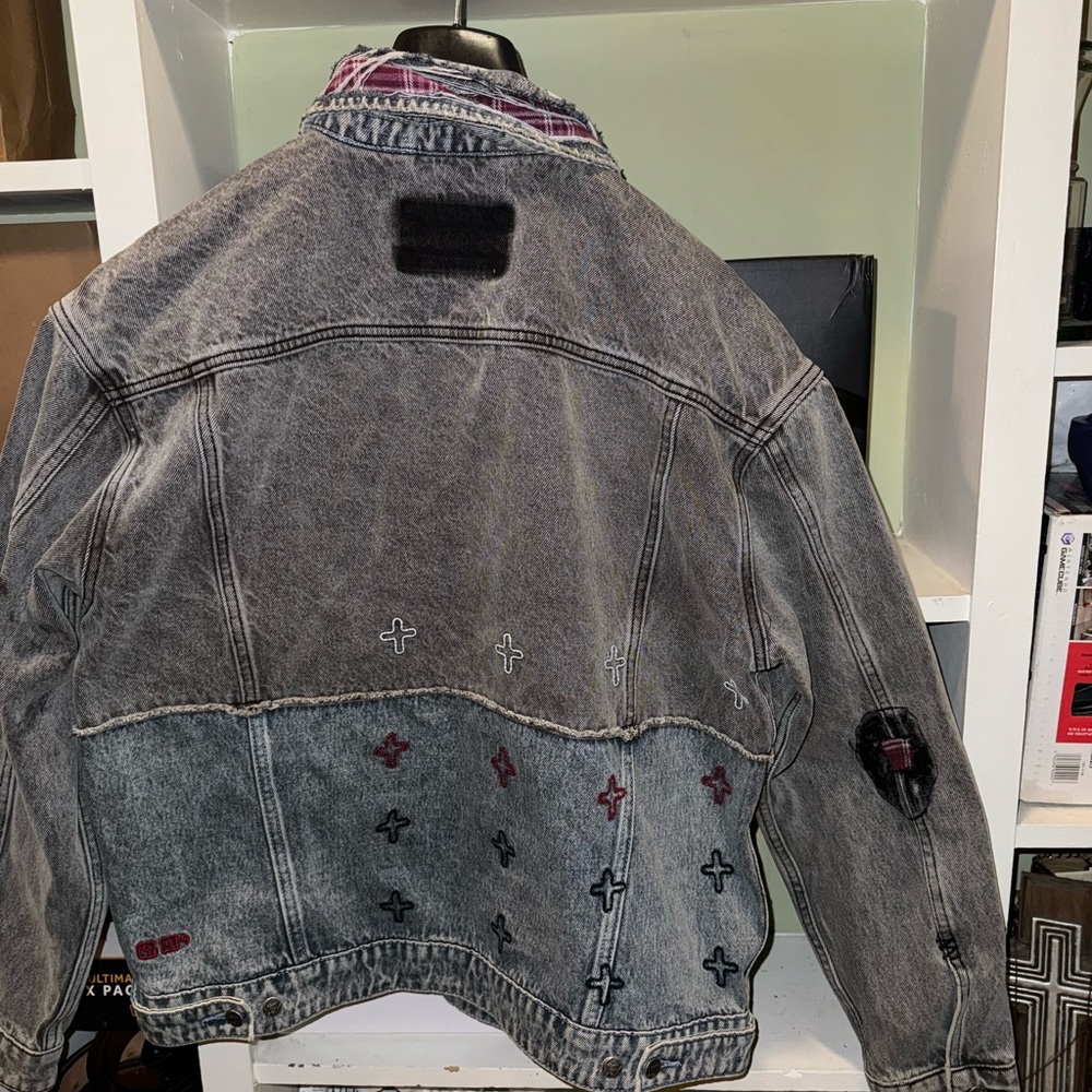 Ksubi X Juicewrld spliced jean jacket